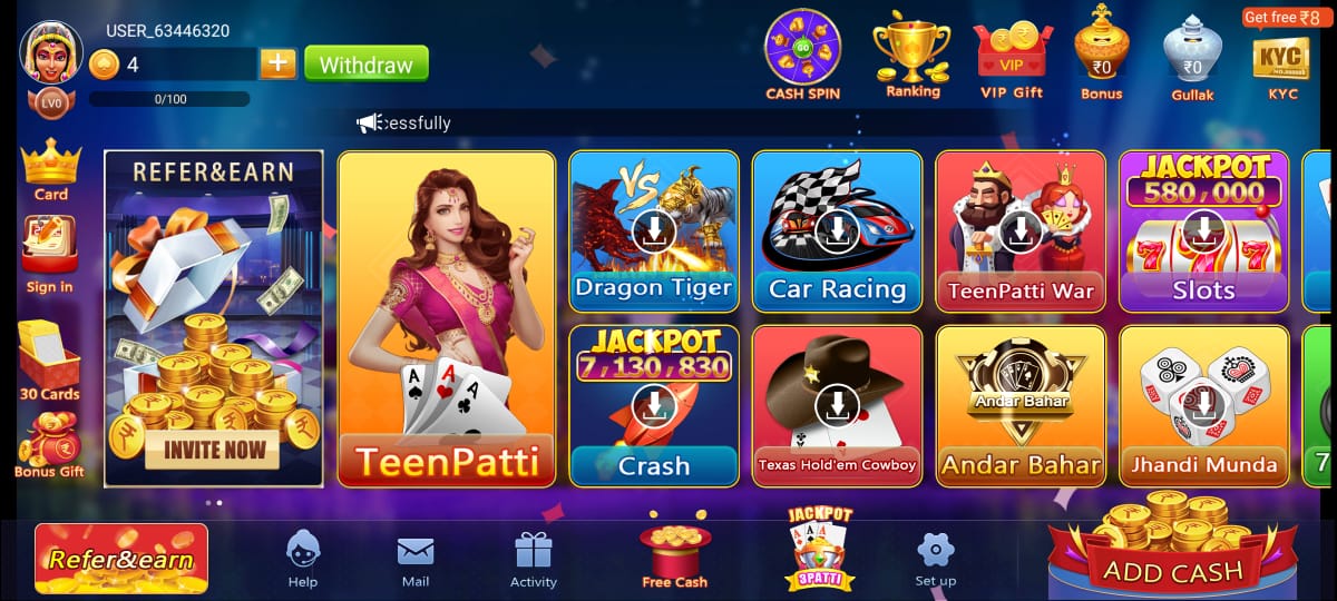 Teen Patti Bobo App || Welcome Bonus 91₹ || तीन पत्ती बोबो ऐप || Withdrawal 100₹ 5 All Games For 3 Patti Bobo Apk