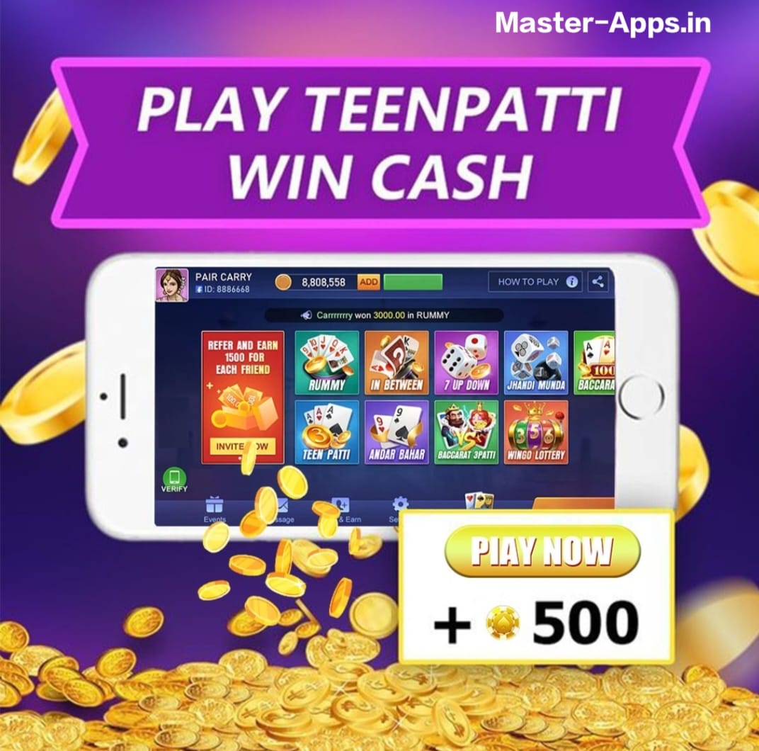 Teen Patti Master App || तीन पत्ती मास्टर ऐप || Welcome Bonus ₹1500 || Withdraw ₹100/- 4 3 patti master win cash