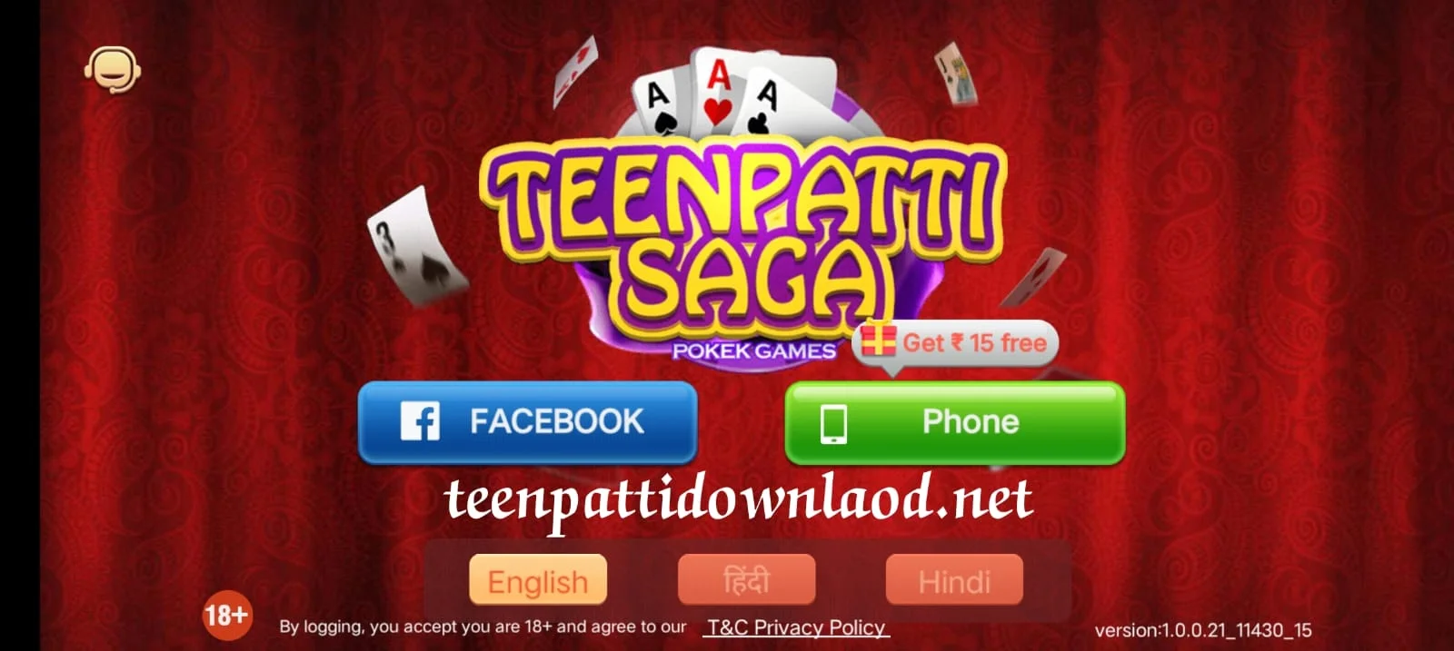 Create Account In Teen Patti Saga Apk
